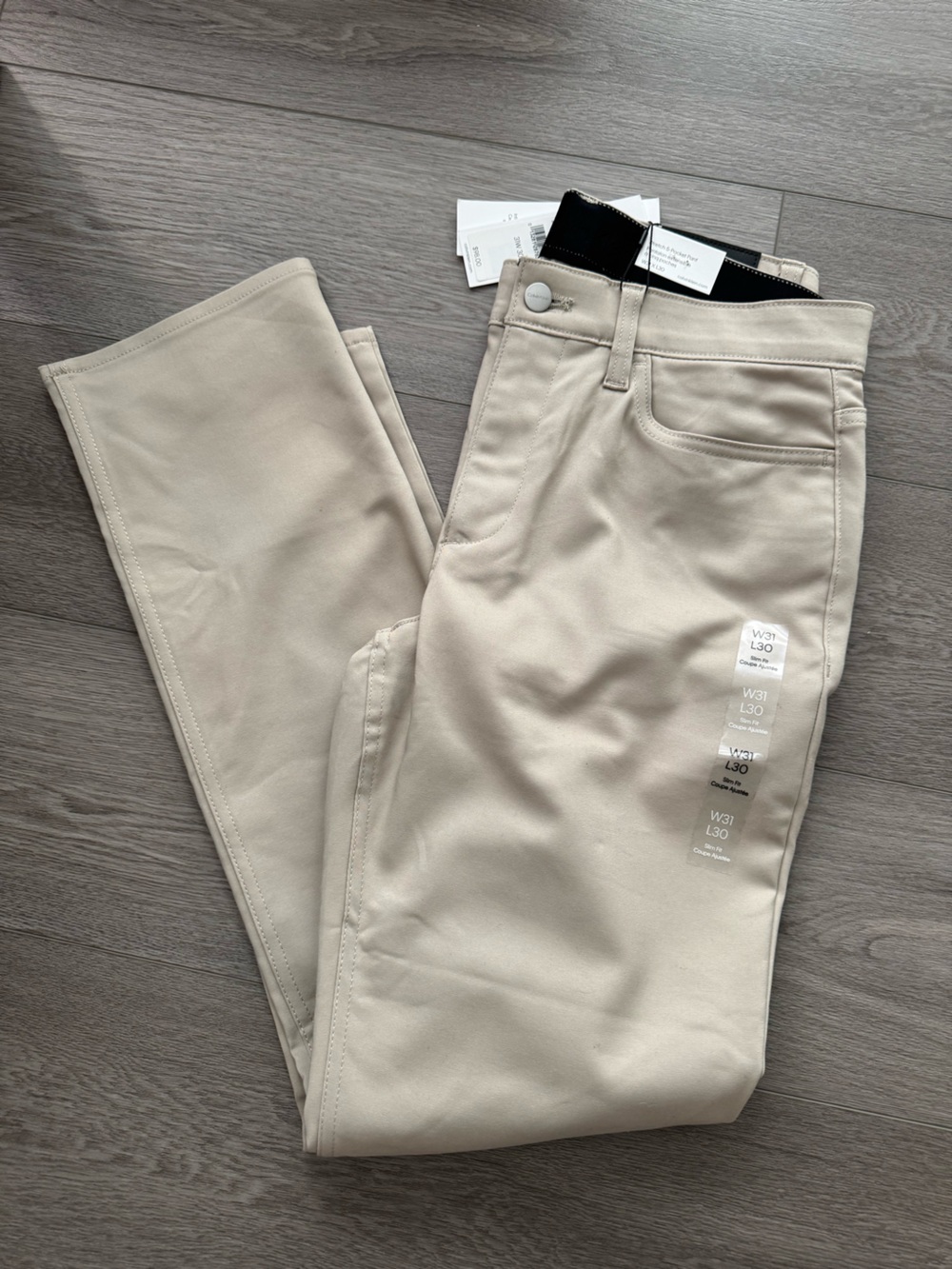 Calvin Klein Men's Chino Pants in Beige